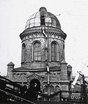 LU Astronomiskais tornis 20. gadsimta 20. gados. Foto: LU Muzeja krājums