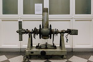 Pasāžinstruments APM-10 LU Muzeja telpās, 2017. gads. Foto: Gunta Vilka