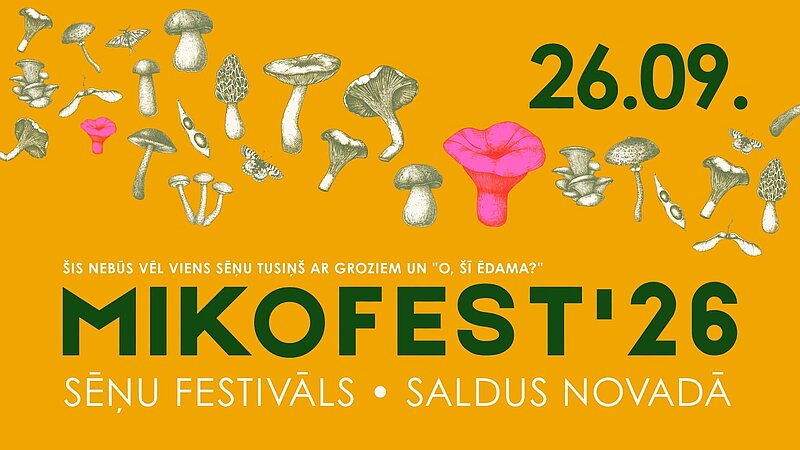 LU Muzeja izstāde Sēņu festivālā MIKOFEST 2026