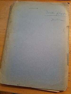 1942./1943. akadēmiskā gada filozofijas lekciju konspektu vāks