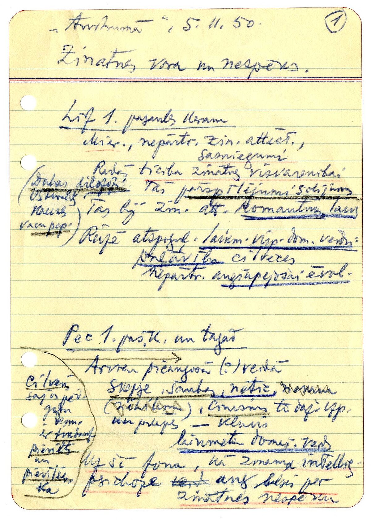 L. Āboliņš Zinātnes vara un nespēks. LUM krājums.