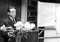 Latvijas Valsts Universitātes Astronomiskās observatorijas zinātniskais vadītājs (kopš 1959. gada). Attēls no muzeja arhīva