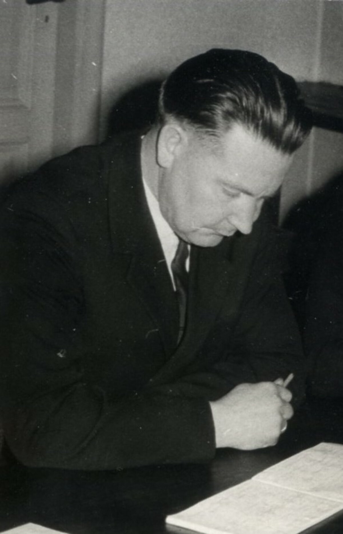 V. Langenfelds 1965. gada februārī. Foto: no LU Muzeja krājuma