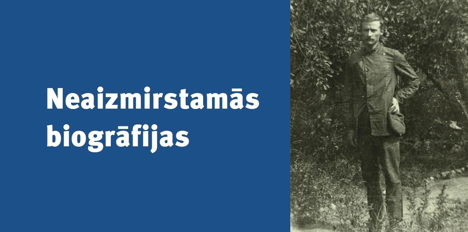 Frīdrihs Canders darbā mājas dārzā. Attēls no Latvijas Universitātes Muzeja krājuma