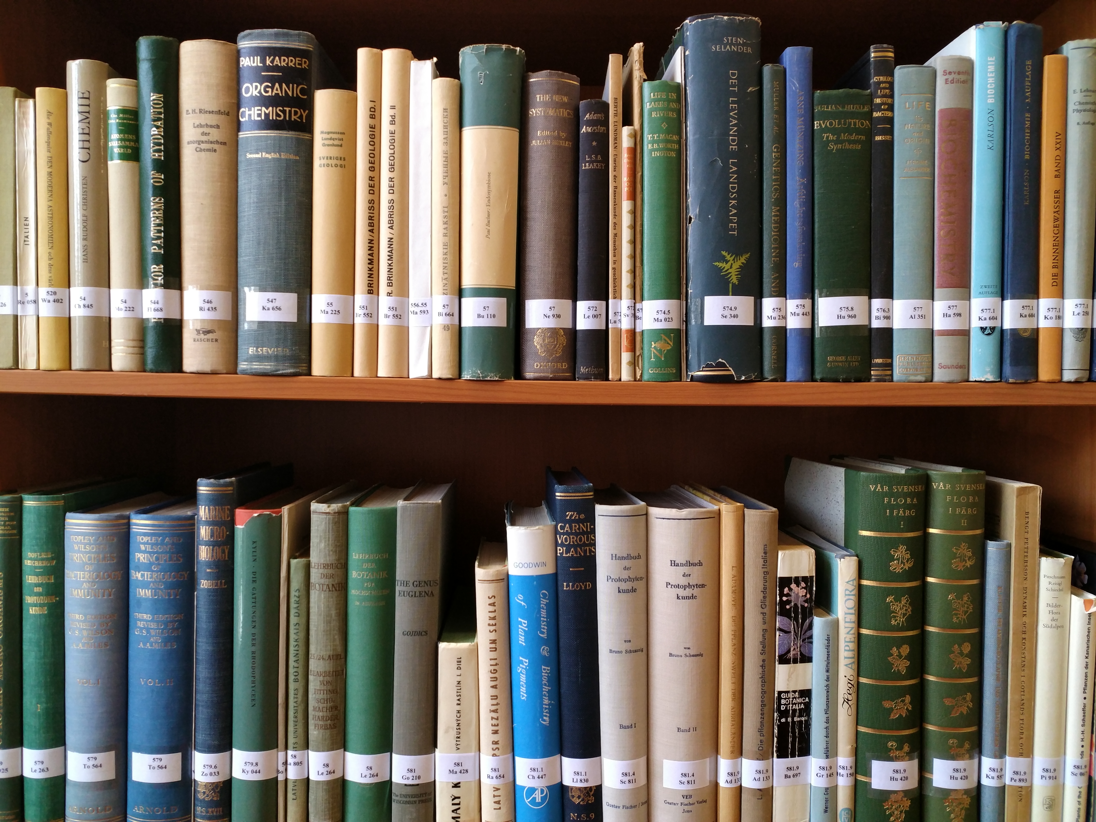 H. Skujas privātbibliotēka LU Muzeja Botānikas un mikoloģijas kolekcijās Kronvalda bulvārī 4